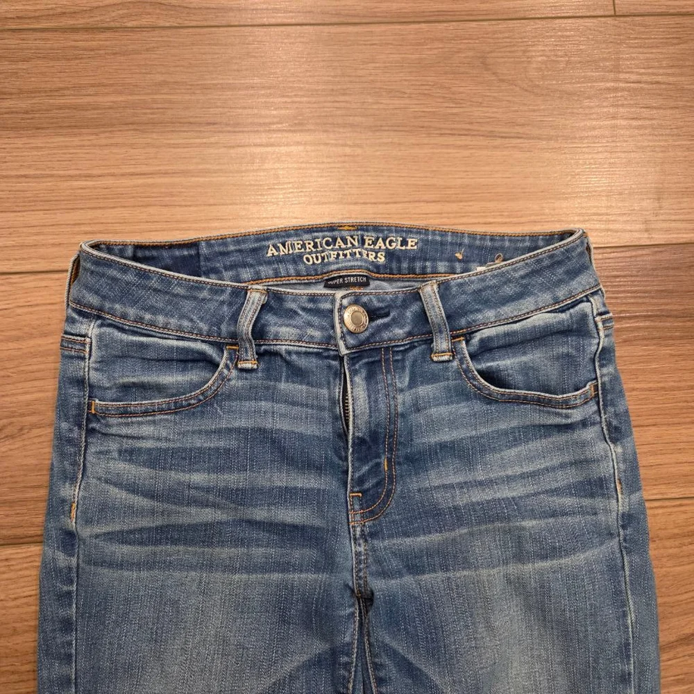 Women's American Eagle Outfitters Blue Jeggings Size 4